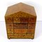 Small Vintage Hollywood Regency Gold Wood Cabinet 2