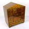 Small Vintage Hollywood Regency Gold Wood Cabinet, Image 3