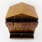 Small Vintage Hollywood Regency Gold Wood Cabinet, Image 8
