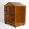 Kleiner Vintage Hollywood Regency Holzschrank in Gold 4