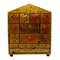 Kleiner Vintage Hollywood Regency Holzschrank in Gold 1