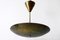 Large Mid-Century German Brass Ceiling Lamp, 1950s, Image 6