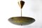 Large Mid-Century German Brass Ceiling Lamp, 1950s, Image 4