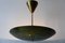 Large Mid-Century German Brass Ceiling Lamp, 1950s, Image 10