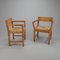 Mid-Century Norwegian Pine Armchairs, 1960s, Set of 2 1