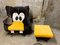 Goofy Rocking Chair and Ottoman from Bretz, 1990s, Set of 2 6