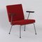 Roter 1401 Armlehnstuhl von Wim Rietveld für Gispen, 1950er 8