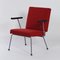 Roter 1401 Armlehnstuhl von Wim Rietveld für Gispen, 1950er 2