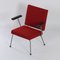 Roter 1401 Armlehnstuhl von Wim Rietveld für Gispen, 1950er 3