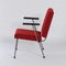 Roter 1401 Armlehnstuhl von Wim Rietveld für Gispen, 1950er 4