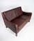 Canapé 2 Places en Cuir Marron Rouge de Stouby Furniture 10