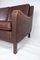 2-Seat Sofa in Red Brown Leather from Stouby Furniture 9