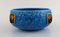 Bowl in Rimini Blue Glazed Ceramics by Aldo Londi for Bitossi 2