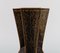 Glasierte Kubistische Vase aus Steingut von Lisa Engquist für Bing and Grondahl 4