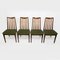 Chaises de Salon Vintage en Teck et en Tissu par Leslie Dandy pour G-Plan, 1960s, Set de 4 1