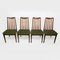 Vintage Teak and Fabric Dining Chairs by Leslie Dandy for G-Plan, 1960s, Set of 4, Image 1