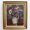 Bodegón con anémonas en jarra, años 30, óleo sobre lienzo, Imagen 1