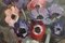Bodegón con anémonas en jarra, años 30, óleo sobre lienzo, Imagen 5