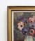 Bodegón con anémonas en jarra, años 30, óleo sobre lienzo, Imagen 4