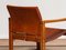 Cognacfarbener Leder Safari Stuhl Modell Diana von Karin Mobring für Ikea, Schweden, 1970er 10