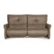 Cumuly Green Leather 3-Seater Sofa from Himolla 1