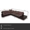 Opus Brown Leather Corner Sofa from Natuzzi 2