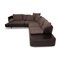 Opus Brown Leather Corner Sofa from Natuzzi 9