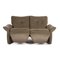 Cumuly Green Leather 2-Seater Sofa from Himolla 3