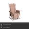 Fauteuil en Tissu Beige Rosé Beige de Strässle 2