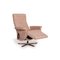 Fabric Armchair in Rosé Beige Pastel from Strässle 7