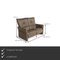 Cumuly Olive Leather Sectional 2-Seat & 3-Seat Sofa Set from Himolla 3