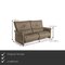 Cumuly Olive Leather Sectional 2-Seat & 3-Seat Sofa Set from Himolla 2