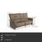 Cumuly Olive Leather Sectional 2-Seat & 3-Seat Sofa Set from Himolla, Image 2