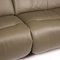 Olivgrünes 2-Sitzer & 3-Sitzer Sofa aus Cumuly Leder von Himolla 6
