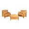 Chairs with Footrest Set, 1980s, Image 1