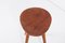 Sculptural Wood Stool with Carved Seat, France, 1960s 6