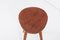 Sculptural Wood Stool with Carved Seat, France, 1960s, Image 6