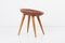 Sculptural Wood Stool with Carved Seat, France, 1960s, Image 8