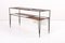 Modernist Magazine Rack or Side Coffee Table in Metal, Wood and Glass, US, 1950s, Image 12