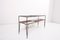 Modernist Magazine Rack or Side Coffee Table in Metal, Wood and Glass, US, 1950s 7