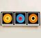 Vinyl Collection, Gelb, Blau, Orange Trio, Pop Art Farbfotografie, 2014-2017 7