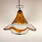 Vintage Murano & Ice Glass Pendant Lamp, Italy, 1970s 1