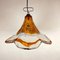 Vintage Murano & Ice Glass Pendant Lamp, Italy, 1970s, Image 1