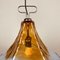 Vintage Murano & Ice Glass Pendant Lamp, Italy, 1970s 10