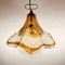 Vintage Murano & Ice Glass Pendant Lamp, Italy, 1970s 9