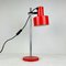 Rote Mid-Century Schreibtischlampe, Italien, 1960er 1