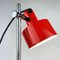 Rote Mid-Century Schreibtischlampe, Italien, 1960er 2