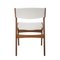 Teak & Bouclé Wool Dining Chairs, Denmark, 1960, Set of 4 4