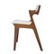 Teak & Bouclé Wool Dining Chairs, Denmark, 1960, Set of 4, Image 3