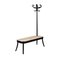 Black Coat Rack with Bench 1